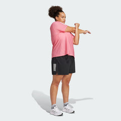 Women's adidas Own the Run AEROREADY Shorts (Plus Size)