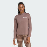 Women's adidas Terrex Multi Climacool Hooded Long Sleeve Top