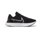 Nike React Infinity Run Flyknit 3 Black White Womens