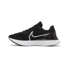 Nike React Infinity Run Flyknit 3 Black White Womens