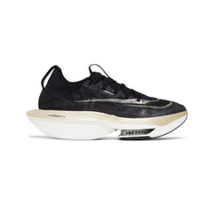 Nike Air Zoom Alphafly Next 2 Black Metallic Gold Grain Womens 2023