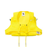 Offwhite X Nike Womens Nrg X Cross Bib Optic Yellow 2019 8A79D