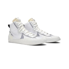 Blazer Mid X Sacai White Grey New