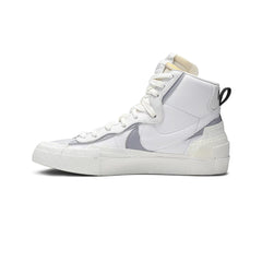 Blazer Mid X Sacai White Grey New