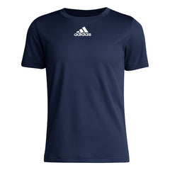 Kids' adidas SS PREGAME TEE BLANK LOGO