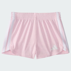 Kids' adidas Two-Piece Short Sleeve Graphic Heather Tee and Mesh Shorts Set