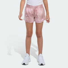 Kids' adidas adidas Elastic Waistband Printed Woven Pacer Shorts