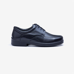 Mens Wide Fit Holmes Lace Shoes- Black