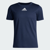 Kids' adidas SS PREGAME TEE BLANK LOGO