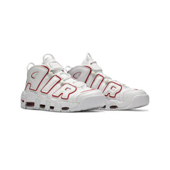 Air More Uptempo White Varsity Red Outline 2021 Be471