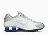 Nike Shox R4 'Metallic Silver Deep Royal Blue'