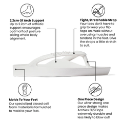 Archies Arch Support Flip Flops
