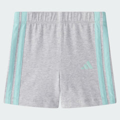 Kids' adidas INF CTN WAIST TEE BIK SHRT ST