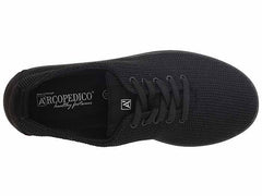Women's Net 3 Black Knit Lace-Up