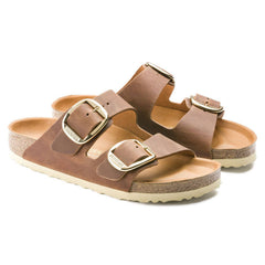 Women's Arizona Big Buckle Cognac Sandal 1011072/1011073