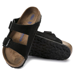 Arizona Black Suede Soft Footbed 0951321