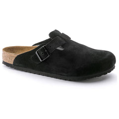 Boston Black Suede Soft Footbed Sandal 0660471/0660473