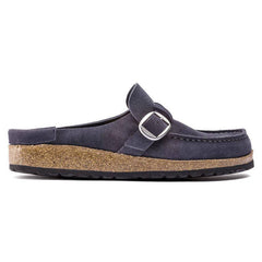 Women's Buckley Navy Suede Leather Clogs