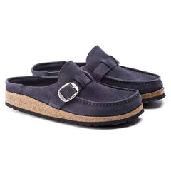 Women's Buckley Navy Suede Leather Clogs