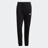 Men's adidas Essentials French Terry Tapered Cuff 3-Stripes Pants