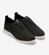 Haan Women's Original Grand Stitchlite Wingstop Oxford Black Knit W14807