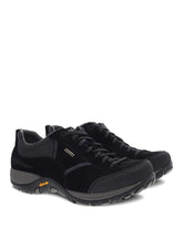 Women's Paisley Black Suede Waterproof Sneaker