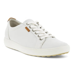 Women's Soft 7 White Lace Up Sneakers 43000301007