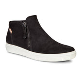 Women's Soft 7 Black Powder Zip Bootie 43024350263