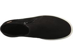 Women's Soft 7 Black Powder Zip Bootie 43024350263
