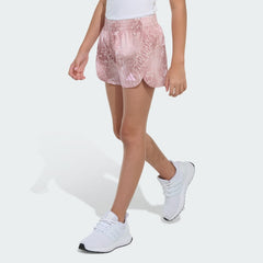 Kids' adidas adidas Elastic Waistband Printed Woven Pacer Shorts