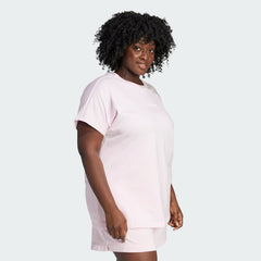 Women's adidas Essentials Linear Cotton Tee (Plus Size)