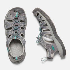 Women's Whisper Medium Grey Peacock Sandals