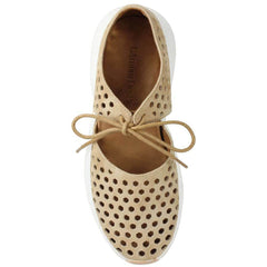 des Pieds Women's Himar Cognac Kid Suede Sneaker