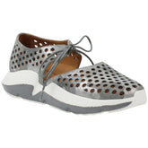 des Pieds Women's Himar Grey Kid Suede Sneaker
