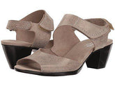 Women's Fabiana Silver Metallic Nubuck Sandal