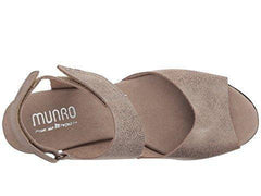 Women's Fabiana Silver Metallic Nubuck Sandal