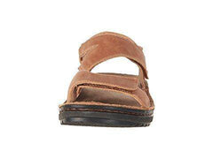 Women's Enid Latte Brown Leather Sandal