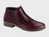 Women's Helm Bordeaux Leather Violet Nubuck Ankle Boot