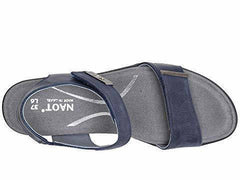 Women's Intact Navy Velvet Nubuck Polar Dress Sandal