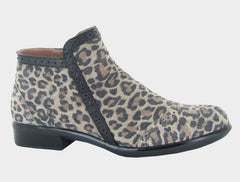 Women's Nefasi Cheetah Suede Jet Black Boot