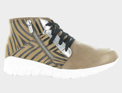 Women's Polaris Arizona Tan Tan Zebra Silver Shoes