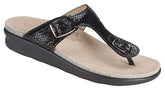 Women's Sanibel Black Snake Sandal