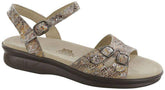 Women's Duo Multisnake Taupe Sandal