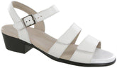 Women's Savanna White Lizard Sandal