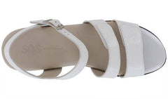 Women's Savanna White Lizard Sandal