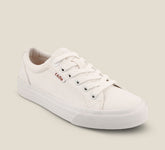 Women's Plim Soul White Canvas Sneaker