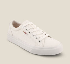 Women's Plim Soul White Canvas Sneaker