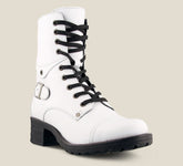 Women's White Crave Boots