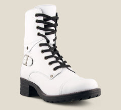 Women's White Crave Boots