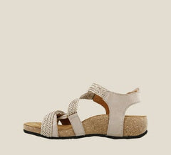 Trulie Wedge Sandal Stone